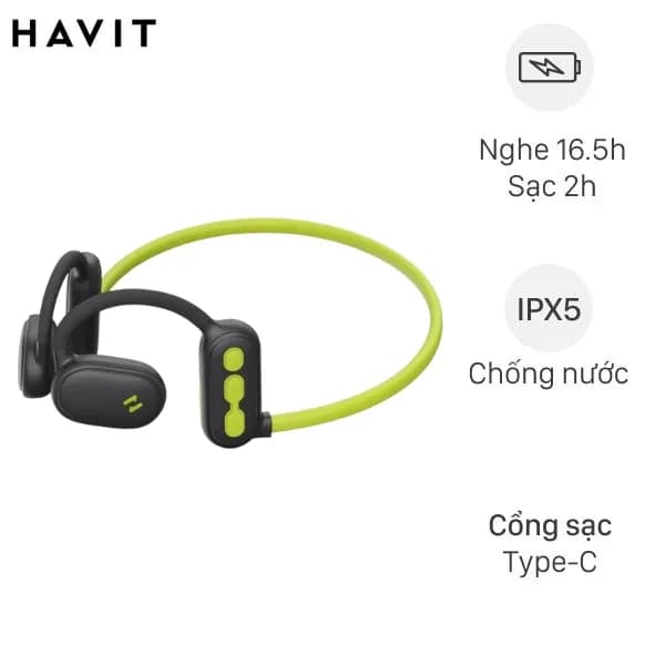 So sánh giá Tai nghe Bluetooth Open-Ear OWS truyền khí Havit Freego Pro rẻ nhất? - Ảnh 2
