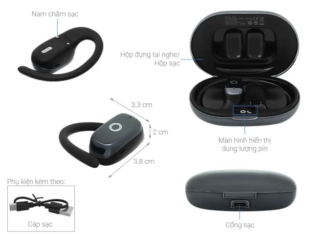 So sánh giá Tai nghe Bluetooth Open-Ear OWS truyền khí Havit Freego Pro rẻ nhất? - Ảnh 14