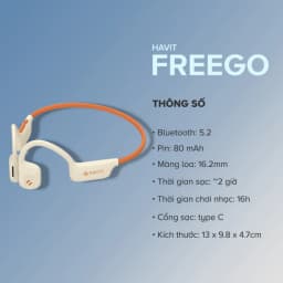 So sánh giá Tai nghe Bluetooth Open-Ear OWS truyền khí Havit Freego Pro - Tìm sản phẩm giá rẻ nhất - Ảnh 16