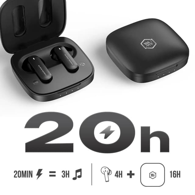 So sánh giá Tai nghe Bluetooth True Wireless Alpha Works AW Curve 100 rẻ nhất? - Ảnh 11