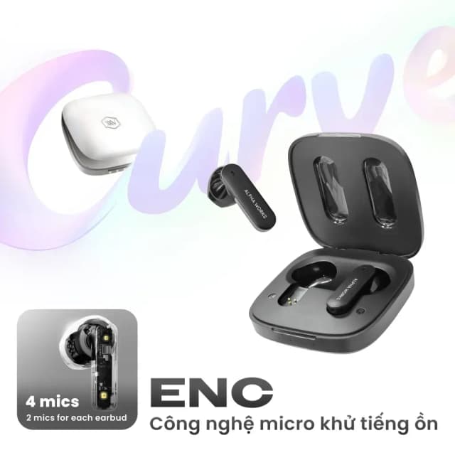 So sánh giá Tai nghe Bluetooth True Wireless Alpha Works AW Curve 100 rẻ nhất? - Ảnh 10