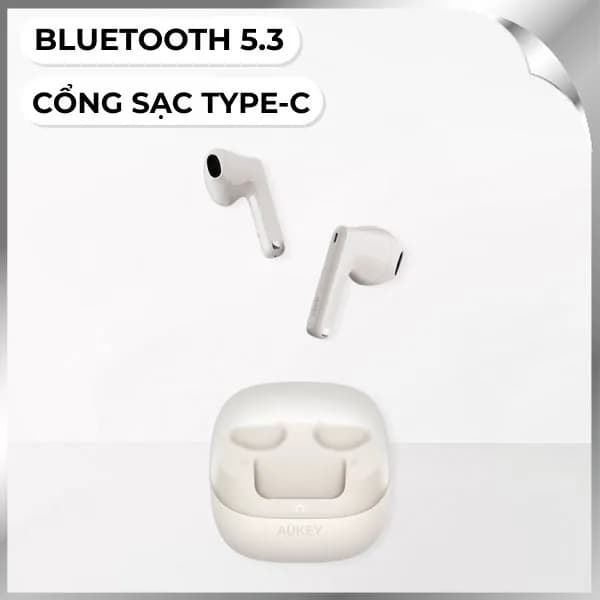 Tai nghe Bluetooth True Wireless Aukey EP-M4 TWS - Trắng - Ảnh 21