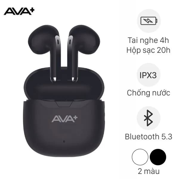 Tai nghe Bluetooth True Wireless AVA+ FreeGo A20 - Ảnh 10