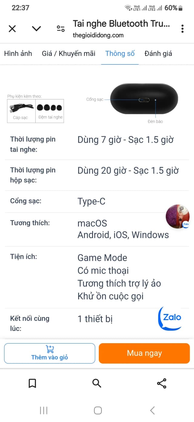 So sánh giá Tai nghe Bluetooth True Wireless AVA+ FreeGo PT52 rẻ nhất? - Ảnh 20