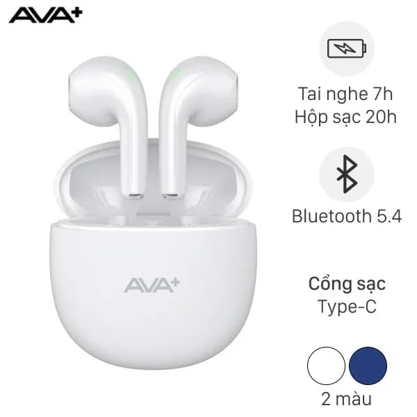 Tai nghe Bluetooth True Wireless AVA+ FreeGo PT62 - Giá rẻ nhất hôm nay - Ảnh 1