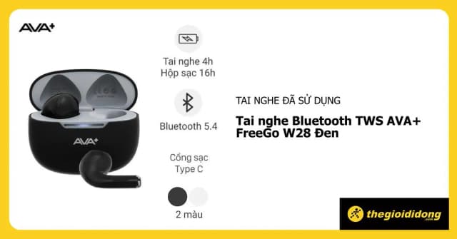 So sánh giá Tai nghe Bluetooth True Wireless AVA+ FreeGo W28 rẻ nhất? - Ảnh 9