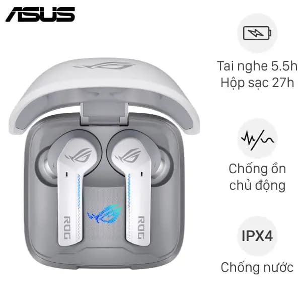 So sánh giá Tai nghe Bluetooth True Wireless Gaming Asus Rog Cetra rẻ nhất? - Ảnh 15