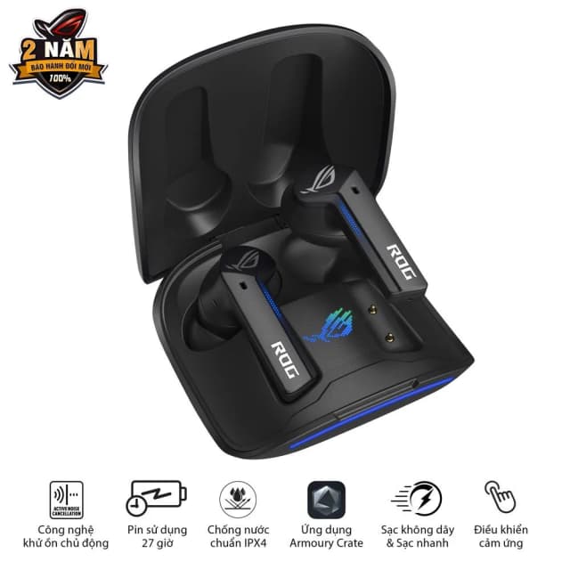 So sánh giá Tai nghe Bluetooth True Wireless Gaming Asus Rog Cetra rẻ nhất? - Ảnh 3