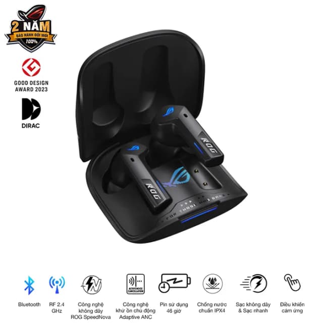 So sánh giá Tai nghe Bluetooth True Wireless Gaming Asus Rog Cetra rẻ nhất? - Ảnh 4