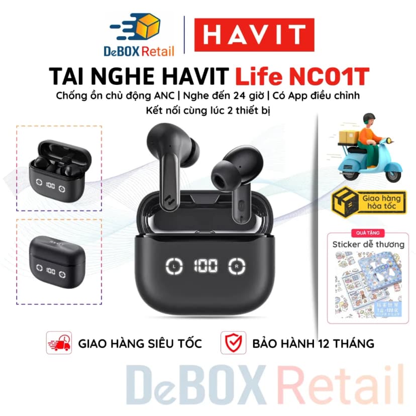 Tai nghe Bluetooth True Wireless Havit LIFE T1 - Giá rẻ nhất hôm nay - Ảnh 19