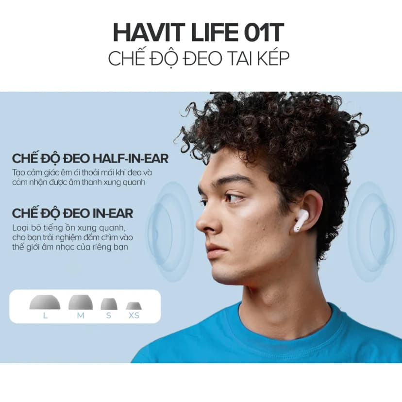 Tai nghe Bluetooth True Wireless Havit LIFE T1 - Giá rẻ nhất hôm nay - Ảnh 4