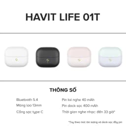 Tai nghe Bluetooth True Wireless Havit LIFE T1 - Giá rẻ nhất hôm nay - Ảnh 5