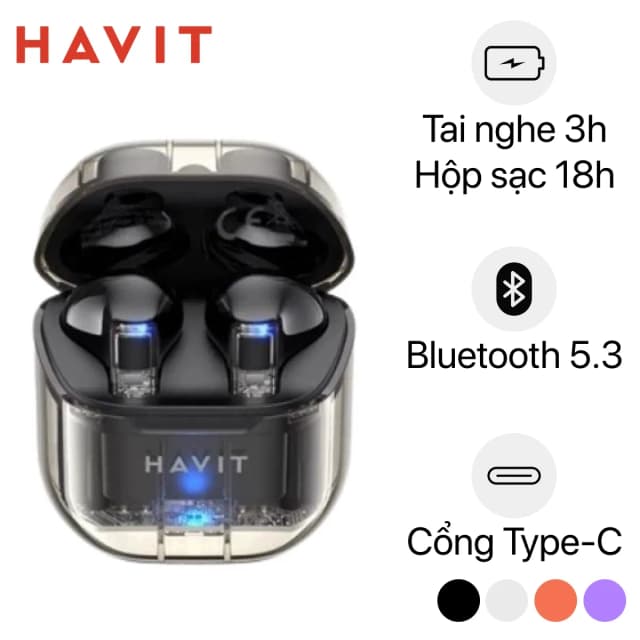 So sánh giá Tai nghe Bluetooth True Wireless Havit TW945 rẻ nhất? - Ảnh 3
