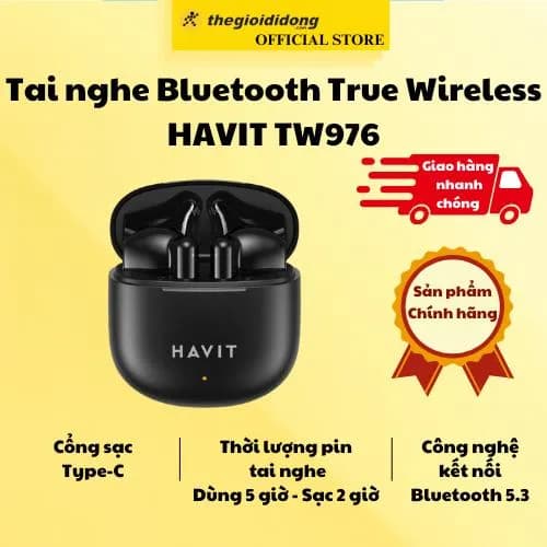 So sánh giá Tai nghe Bluetooth True Wireless Havit TW976 rẻ nhất? - Ảnh 4
