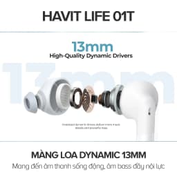 Tai nghe Bluetooth True Wireless Havit TW982 Life 01T - Giá rẻ nhất hôm nay - Ảnh 17