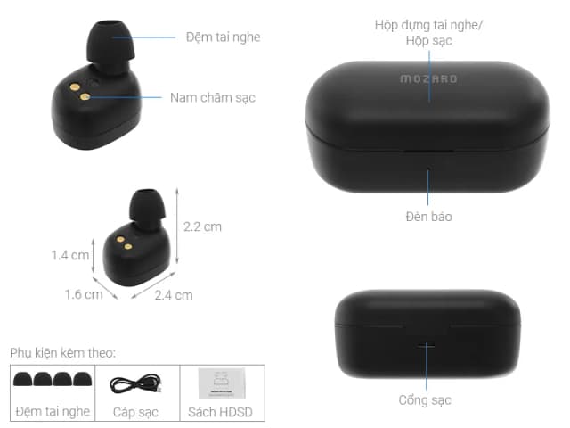 Top 1 so sánh giá Tai nghe Bluetooth True Wireless Mozard TS13 - Tìm sản phẩm giá rẻ nhất - Ảnh 18