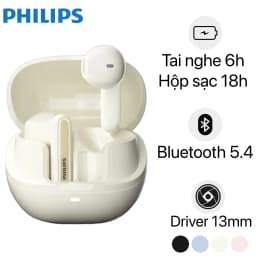 Tai nghe Bluetooth True Wireless Philips Tat2220 Đen - Giá rẻ nhất hôm nay - Ảnh 2