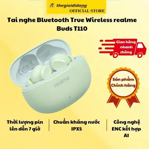 Tai nghe Bluetooth True Wireless realme Buds T110 - Giá rẻ nhất hôm nay - Ảnh 9