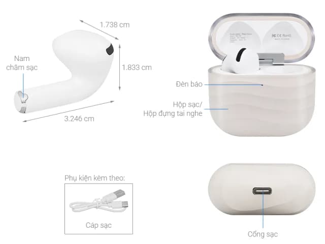 So sánh giá Tai nghe Bluetooth True Wireless Rezo Wave rẻ nhất? - Ảnh 3