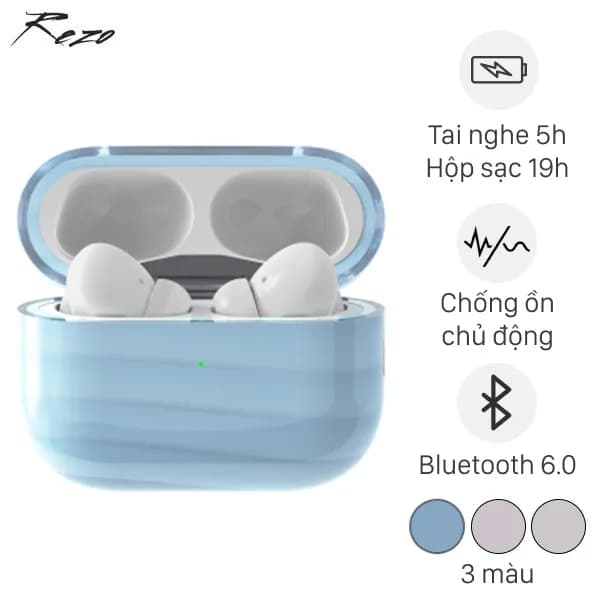 So sánh giá Tai nghe Bluetooth True Wireless Rezo Wave - Tìm sản phẩm giá rẻ nhất - Ảnh 4