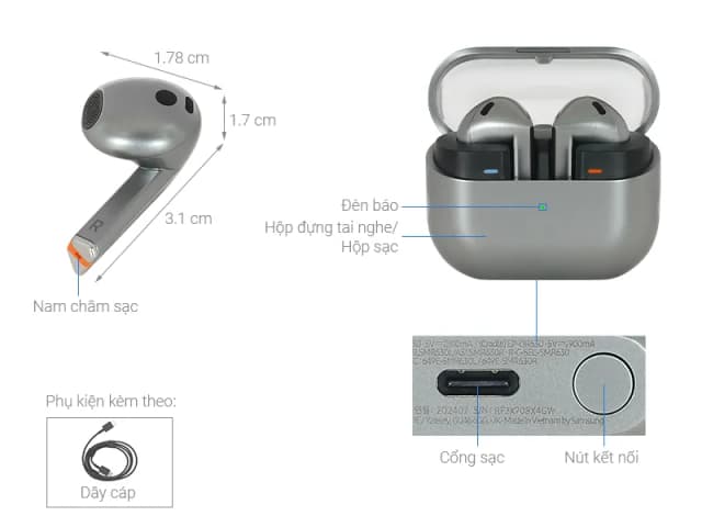 So sánh giá Tai nghe TWS Samsung Galaxy Buds3 R530N rẻ nhất? - Ảnh 9