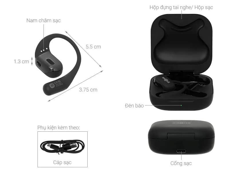 So sánh giá Tai nghe Bluetooth True Wireless Shokz OPENFIT T910 - Tìm sản phẩm giá rẻ nhất - Ảnh 3