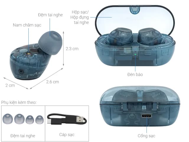 So sánh giá Tai nghe Bluetooth True Wireless Sony WF-C710N rẻ nhất? - Ảnh 15