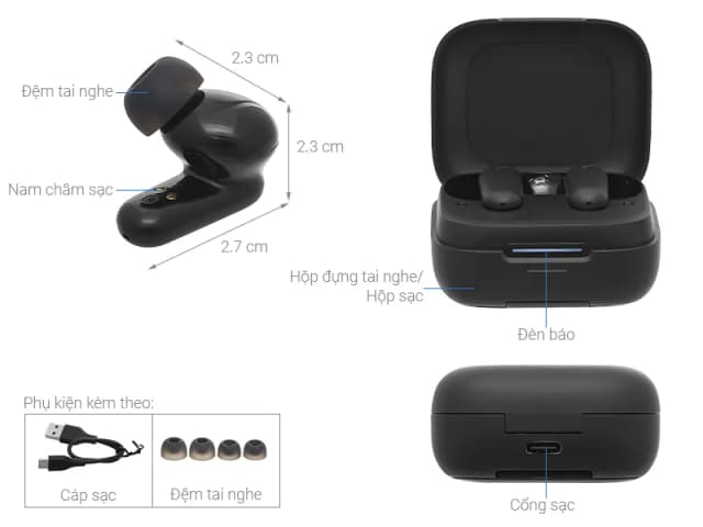 So sánh giá Tai nghe Bluetooth True Wireless soundcore R50i NC A3959 rẻ nhất? - Ảnh 10