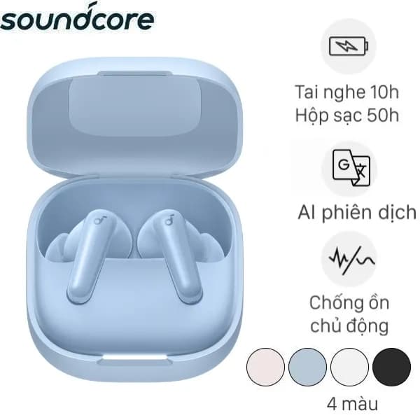 So sánh giá Tai nghe Bluetooth True Wireless Soundcore R60i NC D1202 rẻ nhất? - Ảnh 3