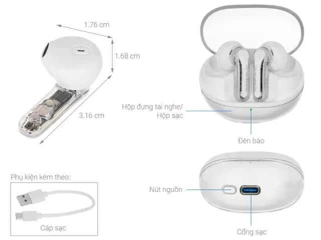 So sánh giá Tai nghe Bluetooth True Wireless Soundpeats Clear-Pods rẻ nhất? - Ảnh 14