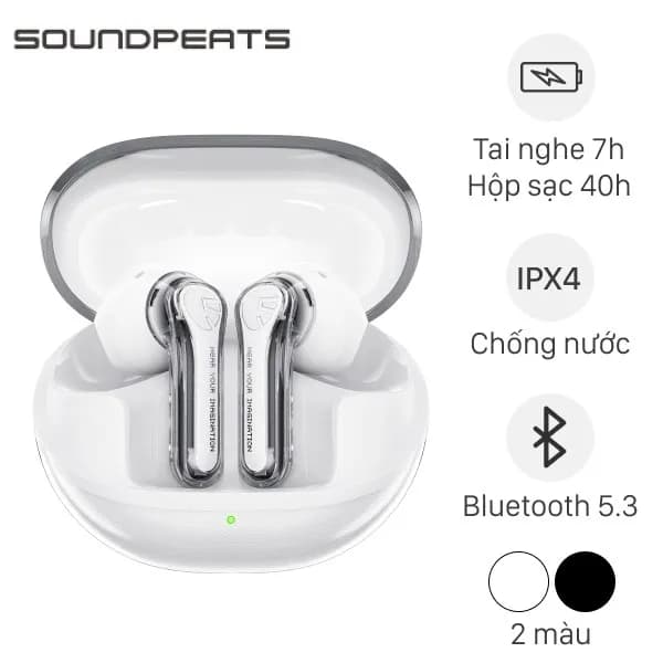 So sánh giá Tai nghe Bluetooth True Wireless Soundpeats Clear-Pods rẻ nhất? - Ảnh 4