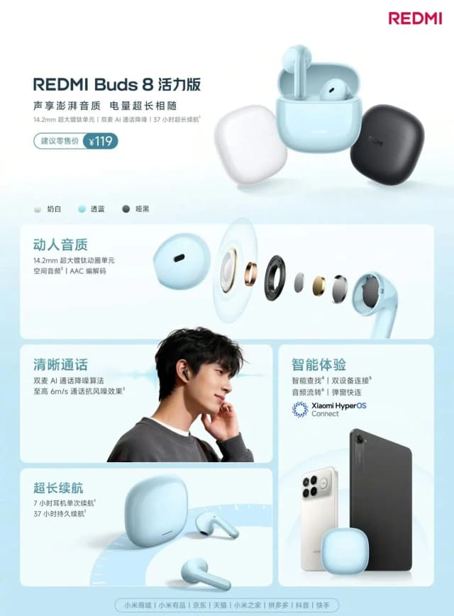 So sánh giá Tai nghe Bluetooth True Wireless Xiaomi Redmi Buds 8 Active rẻ nhất? - Ảnh 7