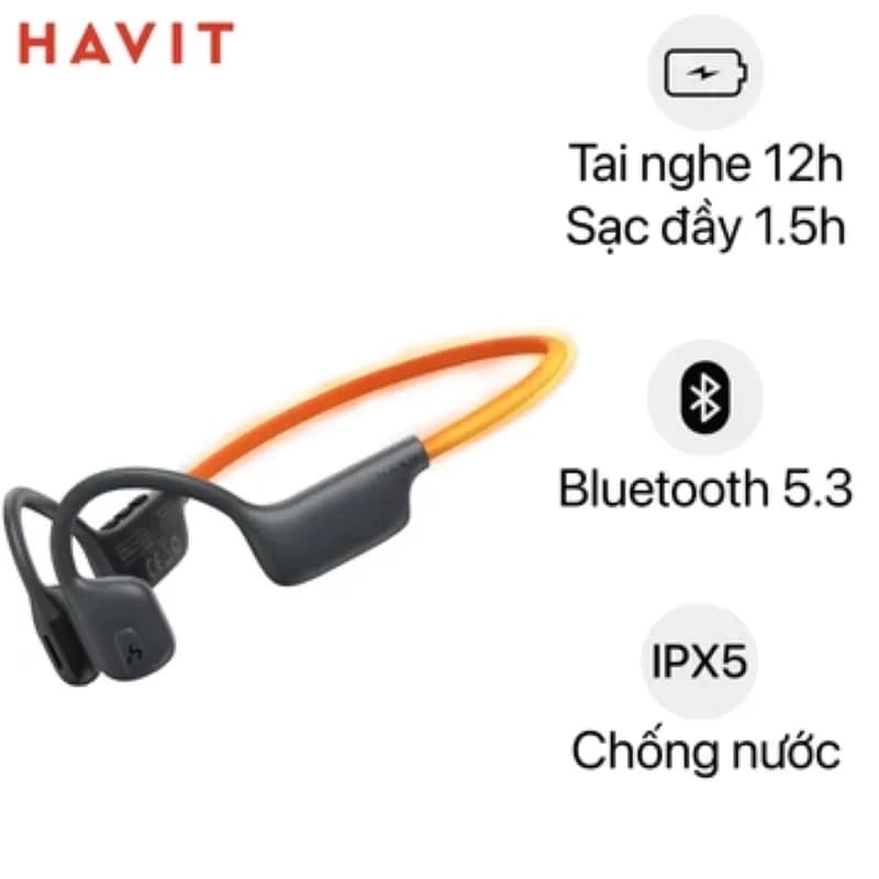 So sánh giá Tai nghe Bluetooth truyền xương Havit Hakii Survin - Tìm sản phẩm giá rẻ nhất - Ảnh 4