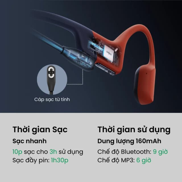 So sánh giá Tai nghe Bluetooth truyền xương Shokz OPENSWIM PRO S710 rẻ nhất? - Ảnh 12