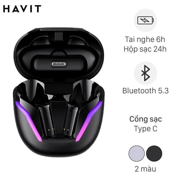 So sánh giá Tai nghe Bluetooth True Wireless Gaming Havit TW970 rẻ nhất? - Ảnh 2