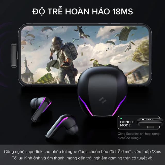 So sánh giá Tai nghe Bluetooth True Wireless Gaming Havit TW970 rẻ nhất? - Ảnh 12