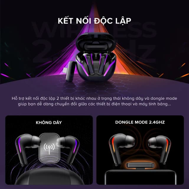 So sánh giá Tai nghe Bluetooth True Wireless Gaming Havit TW970 rẻ nhất? - Ảnh 8