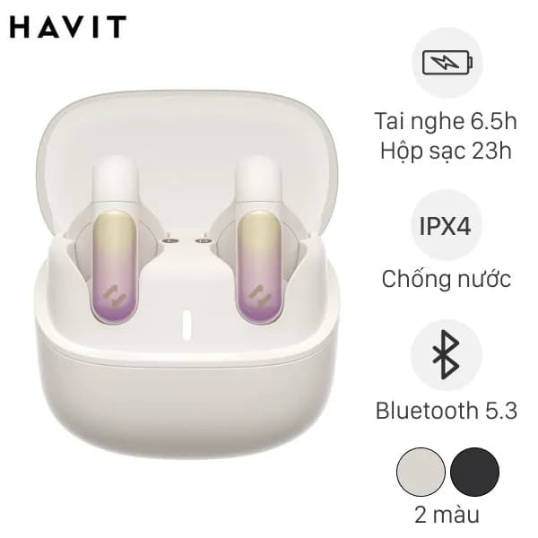 So sánh giá Tai nghe Bluetooth True Wireless Havit TW980 rẻ nhất? - Ảnh 5