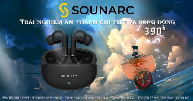 So sánh giá Tai nghe Bluetooth True Wireless Sounarc Q1 Earbuds rẻ nhất? - Ảnh 18