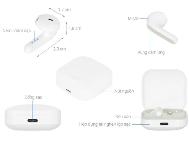 So sánh giá Tai nghe Bluetooth True Wireless Xiaomi Redmi Buds 6 Active rẻ nhất? - Ảnh 15