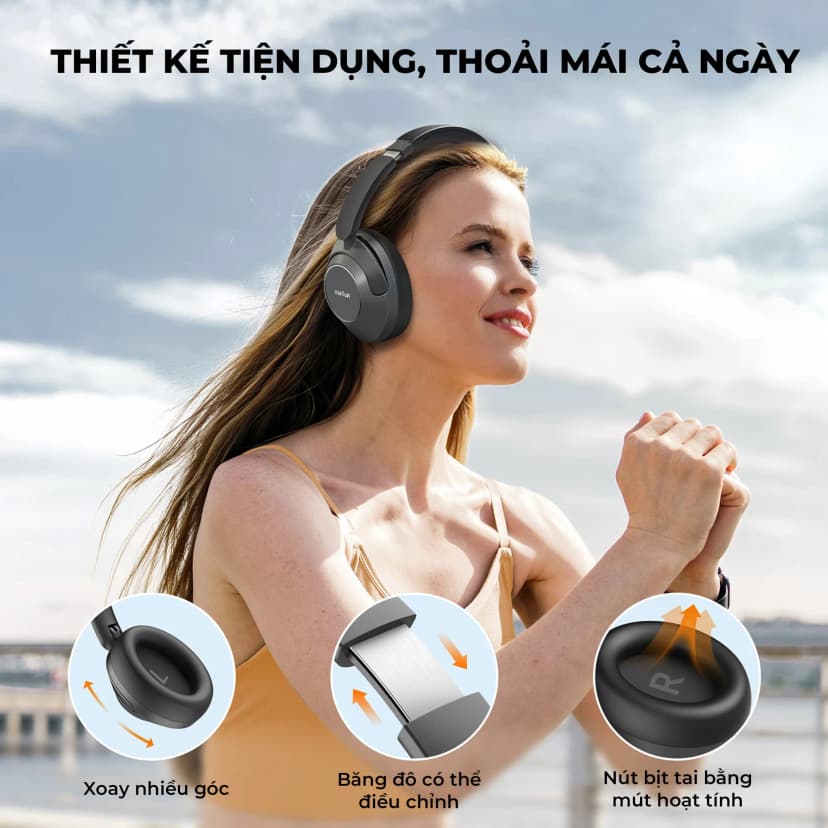 So sánh giá Tai nghe Bluetooth chụp tai Earfun WavePro - Tìm sản phẩm giá rẻ nhất - Ảnh 6