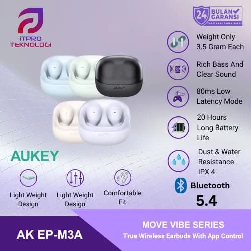 Top 1 so sánh giá Tai nghe Bluetooth True Wireless Aukey EP-M3A - Tím - Tìm sản phẩm giá rẻ nhất - Ảnh 8