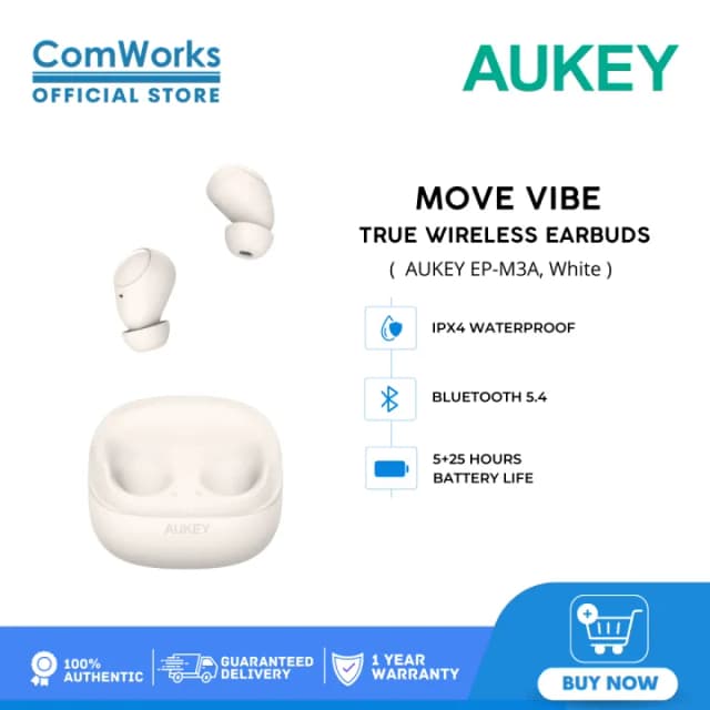 Top 1 so sánh giá Tai nghe Bluetooth True Wireless Aukey EP-M3A - Trắng - Tìm sản phẩm giá rẻ nhất - Ảnh 4