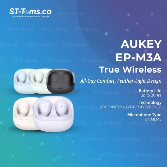 Top 1 so sánh giá Tai nghe Bluetooth True Wireless Aukey EP-M3A - Xanh Dương - Tìm sản phẩm giá rẻ nhất - Ảnh 7