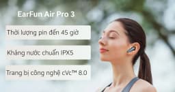 Tai nghe Bluetooth True Wireless Earfun Air Pro 3 - Trắng - Giá rẻ nhất hôm nay - Ảnh 4
