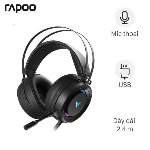 So sánh giá Tai nghe Chụp Tai Gaming Rapoo VH510 7.1 rẻ nhất? - Ảnh 5