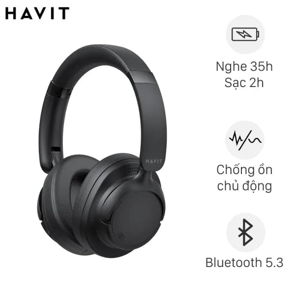 Tai nghe Bluetooth Chụp Tai Havit H652BT - Ảnh 10