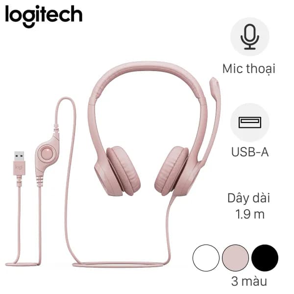 So sánh giá Tai nghe Chụp Tai Logitech H390 (imei) rẻ nhất? - Ảnh 3