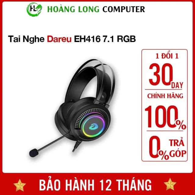 Top 1 so sánh giá Tai nghe Chụp Tai USB DAREU EH416 RGB - Tìm sản phẩm giá rẻ nhất - Ảnh 15