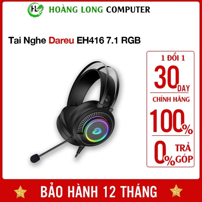 Tai nghe Chụp Tai USB DAREU EH416 RGB - Giá rẻ nhất hôm nay - Ảnh 15